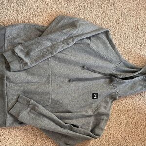 UNDERARMOR Gray Men's Hoodie Sweater - large